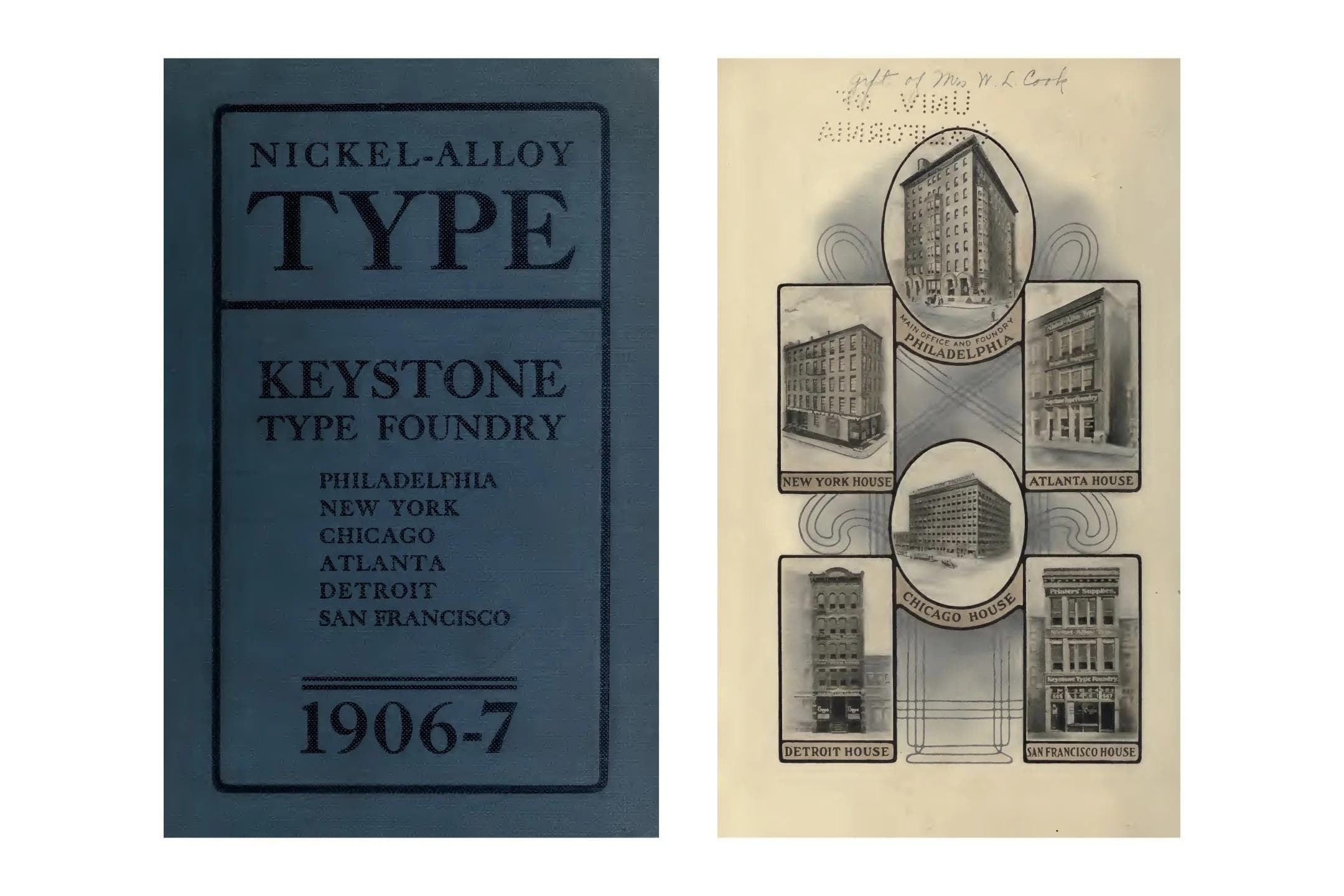 Abridged Specimen Book, 1906. Published by Keystone Type Foundry.