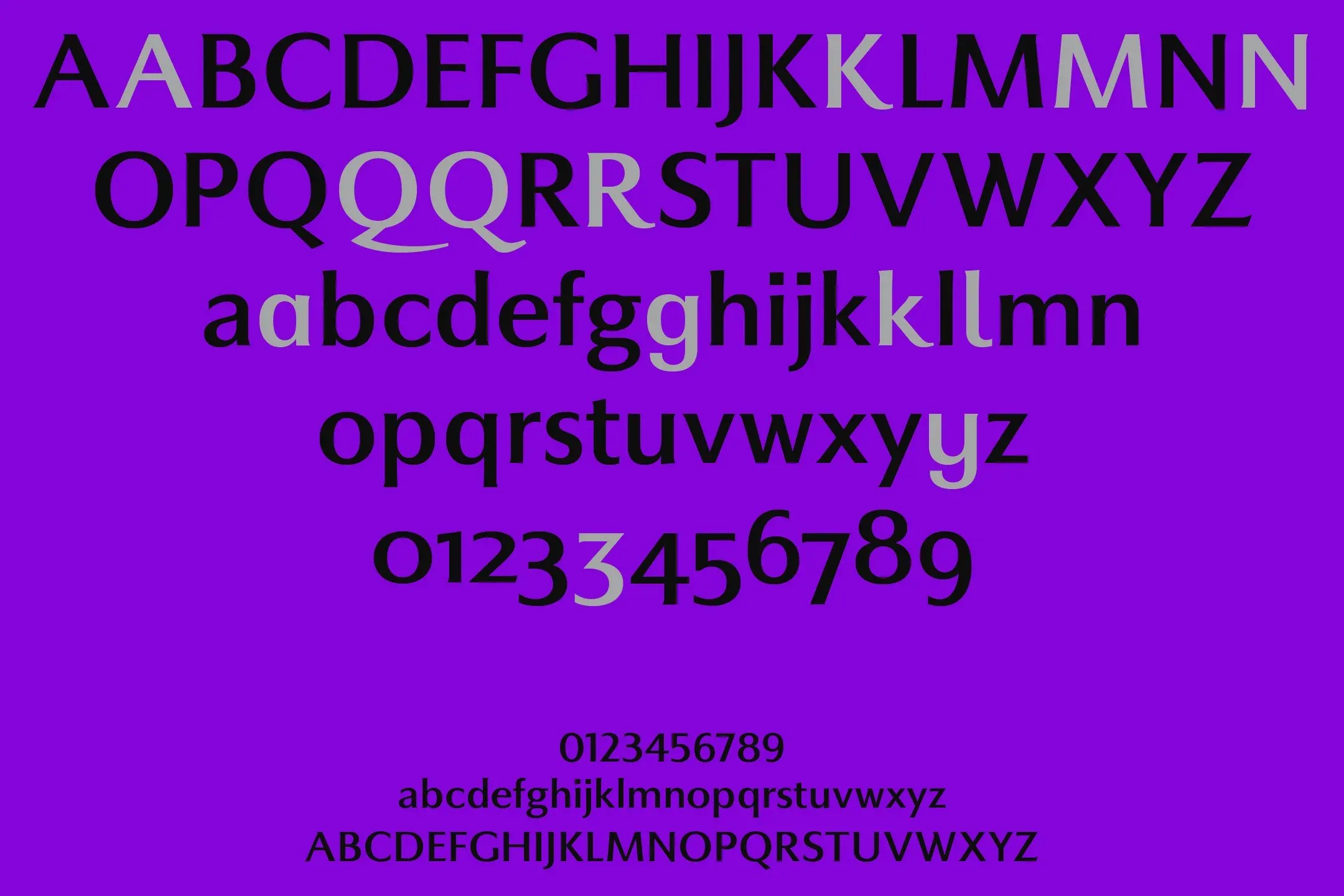 Markus Low typeface by The Northern Block