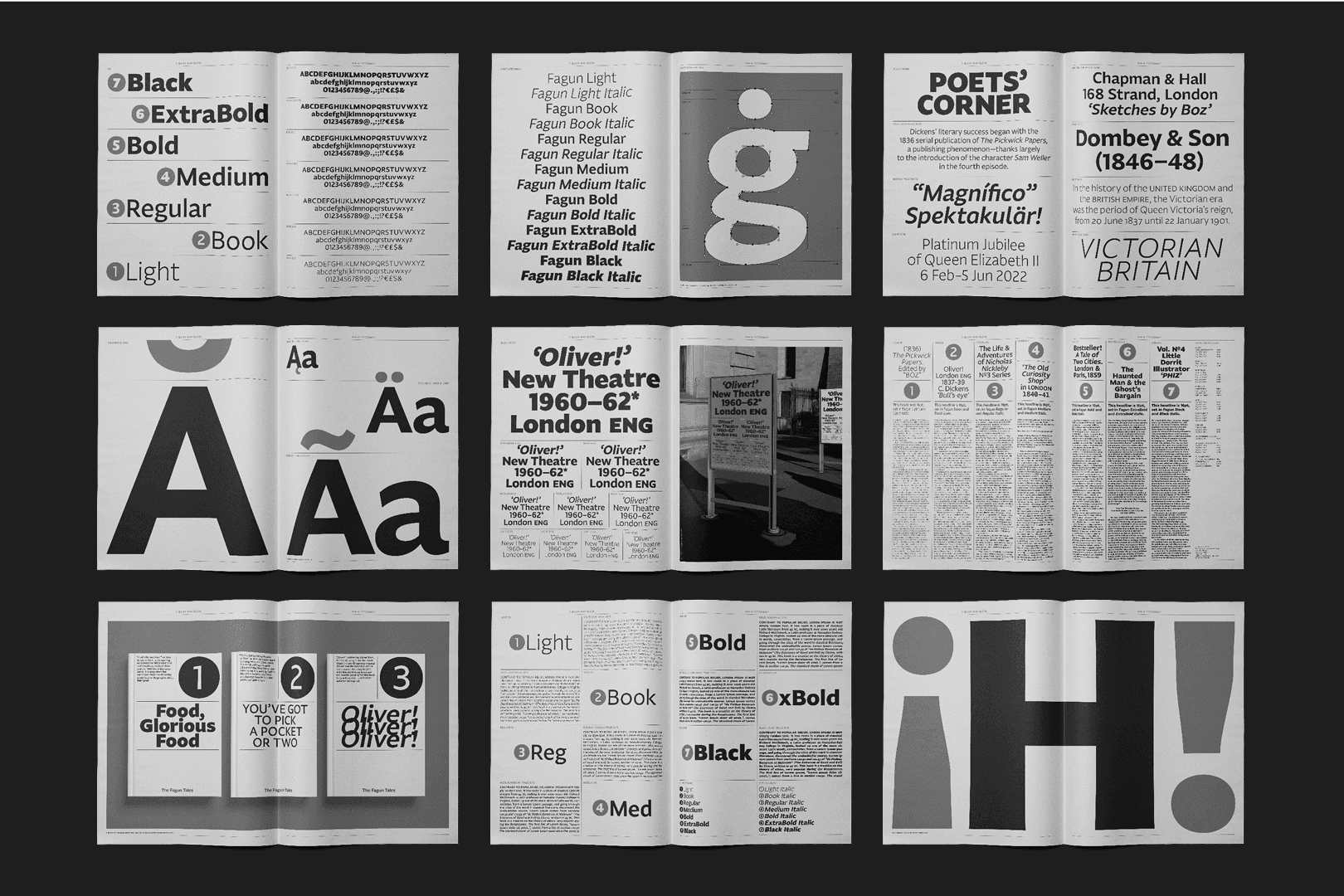The Northern Block produces Fagun, a versatile type family with Victorian roots available in 14 styles plus variable.