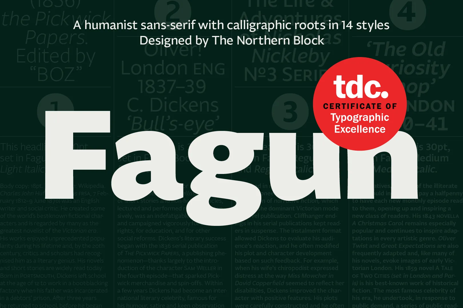 Fagun Type Family by The Northern Block wins Type Directors Club TDC69