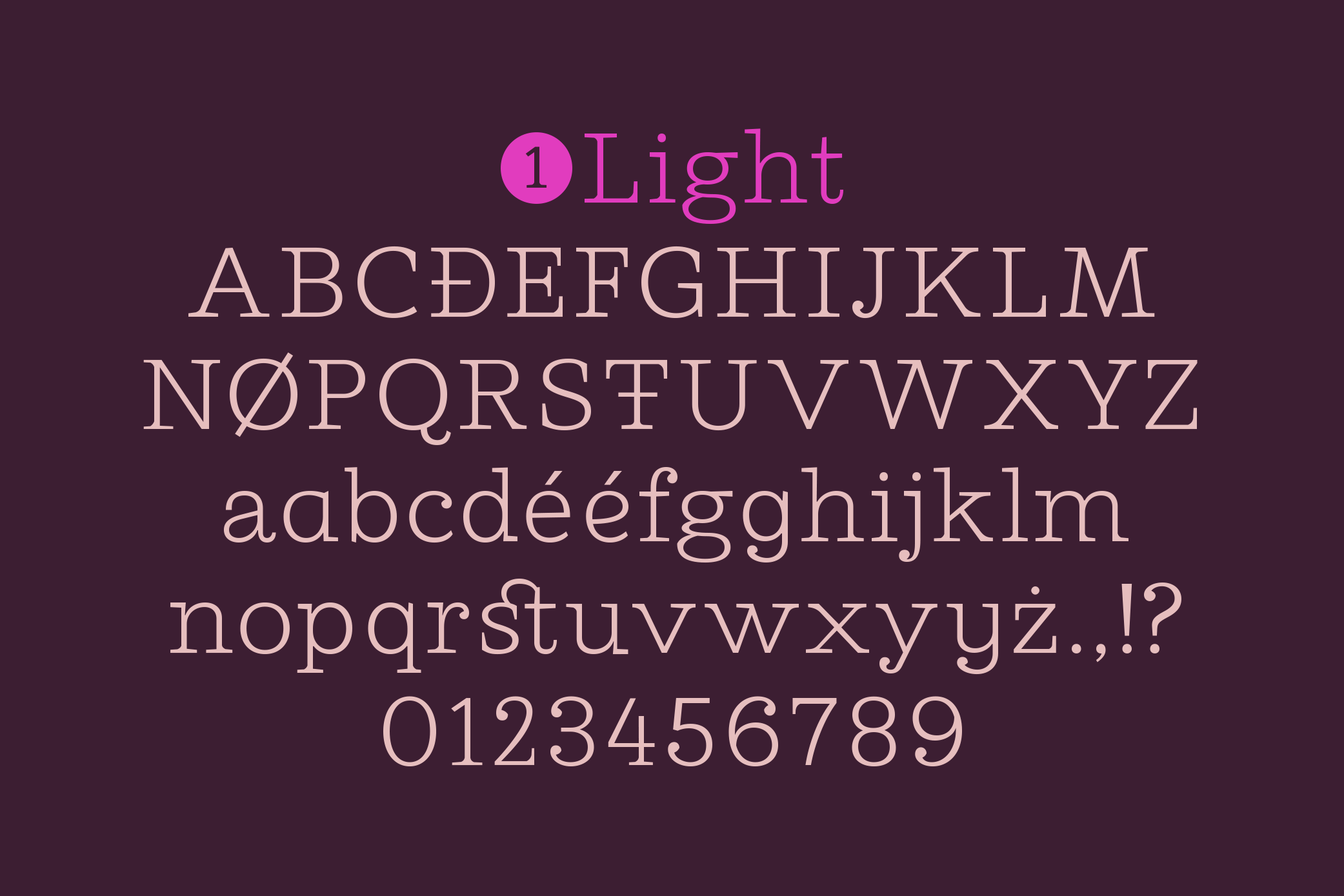 Cagney—A slab serif font by The Northern Block