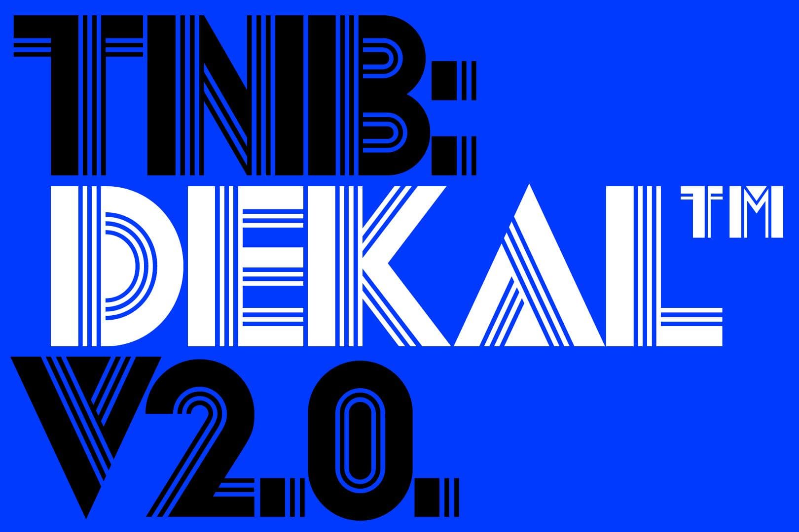 The Northern Block re-releases Dekal font