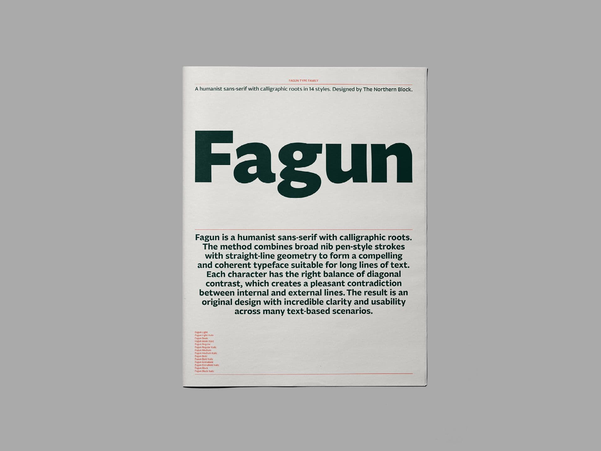 Fagun Newspaper Specimen