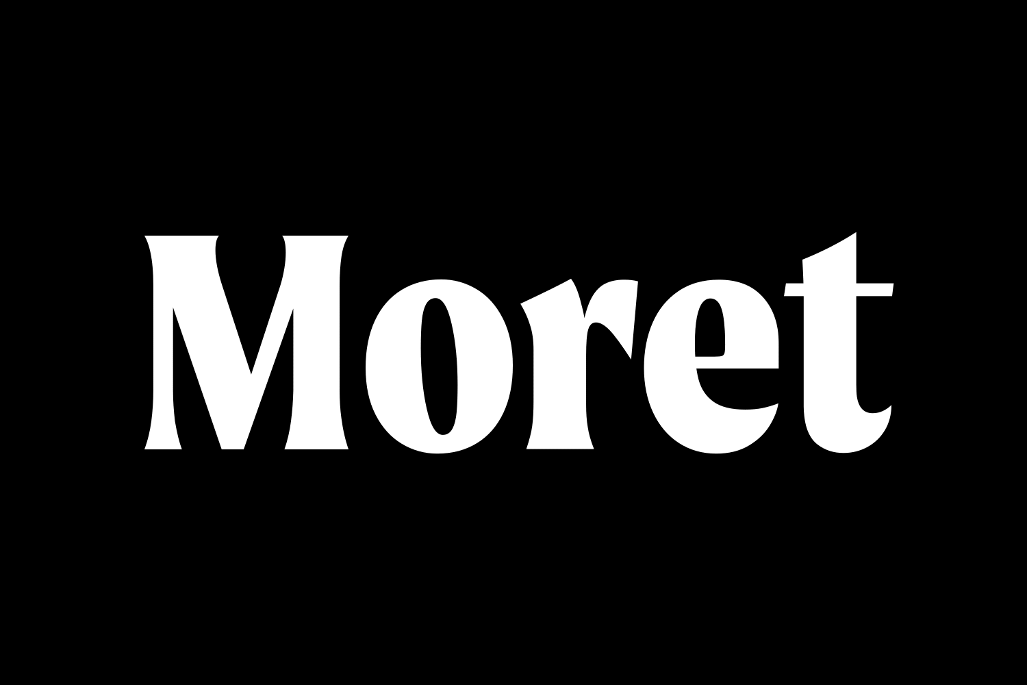 Moret variable typeface by The Northern Block is now available on Adobe Fonts