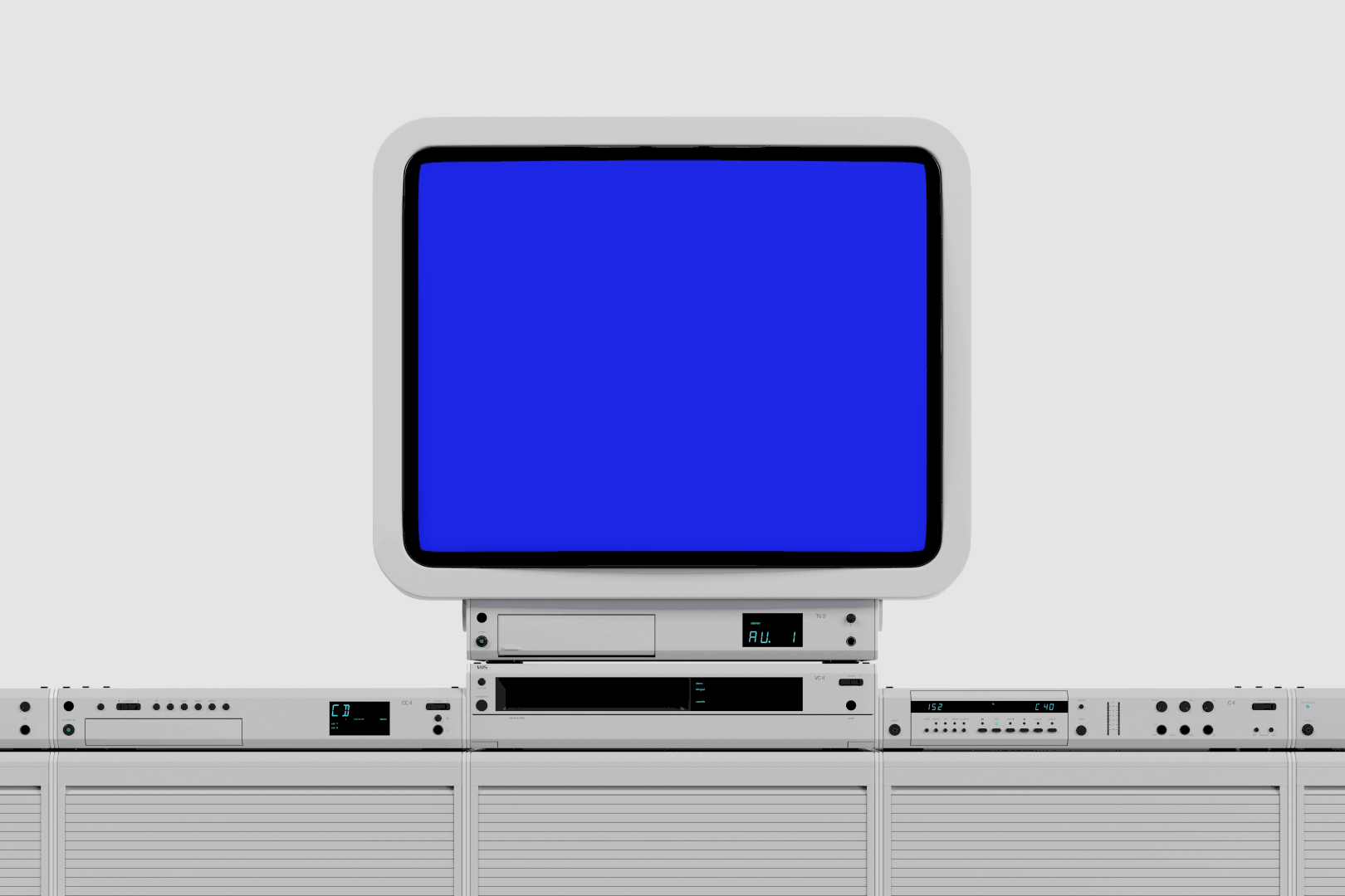 Boxal pixel font loading text screen, on an old retro gaming computer