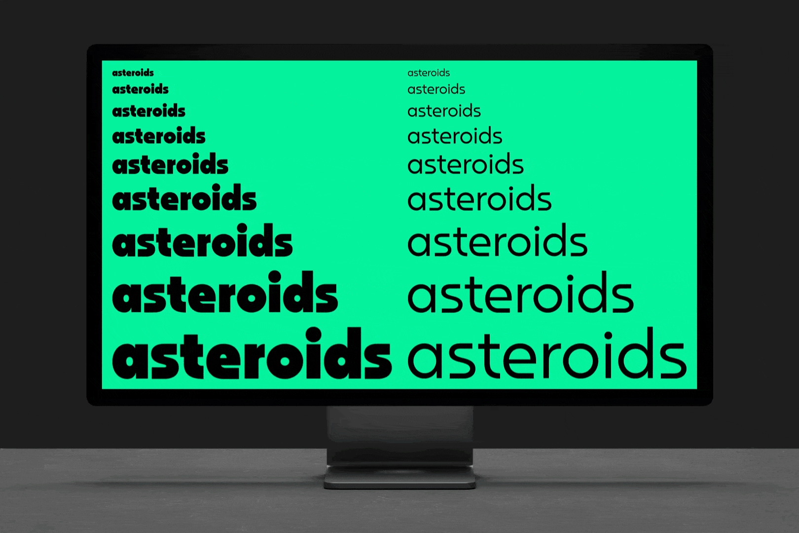 Werkhaus by The Northern Block type foundry—A bold display typeface that blends Bauhaus simplicity with retro gaming spirit